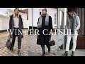 A simple winter capsule wardrobe | 36 items