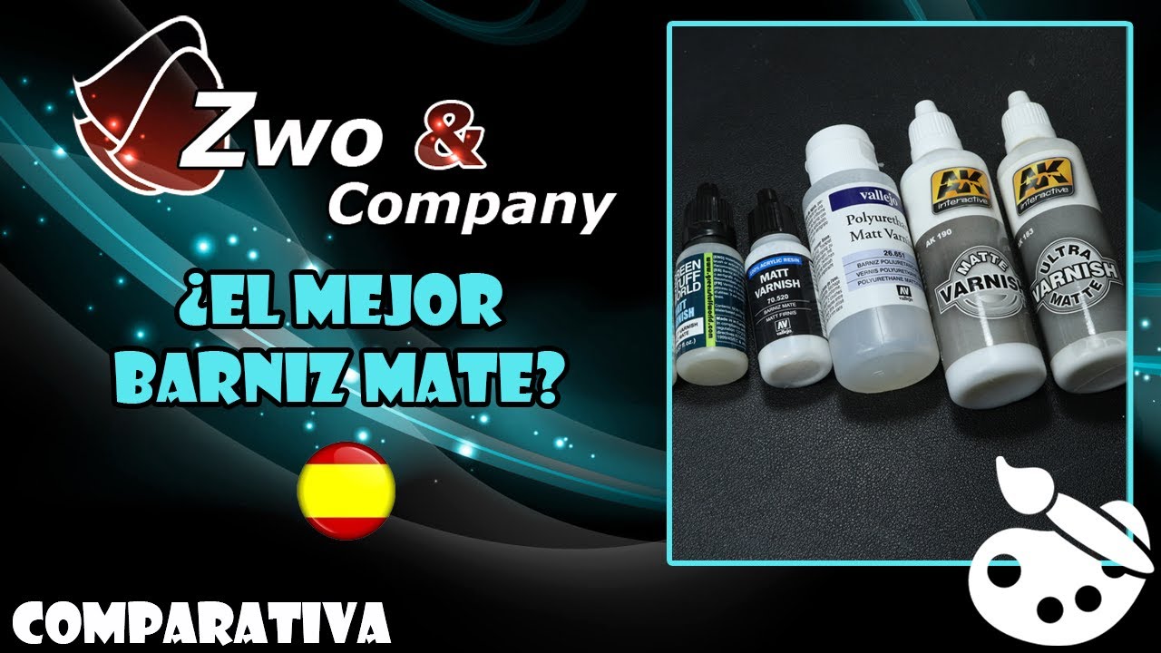 🔥¿Cuál es el MEJOR BARNIZ MATE para tus miniaturas? Todo lo que Necesitas Saber || Comparativa #3 ✨