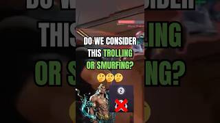 Do Yall Think This Is Smurfing Or Trolling?