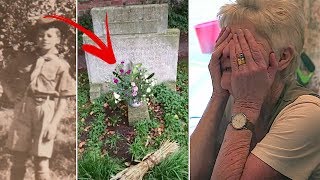 Mystery stranger visits dead boy’s grave for over 70 years – then sister reveals his identity