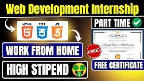 Web Development Internship 2025 | Work From Home | Stipend:25k Month| Free Internship for Students