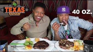 Today i have a special guest for y'all, me and my buddy marc each
ordered 40oz steak. it was hard to find at first but we finally got
our hands on one. wat...