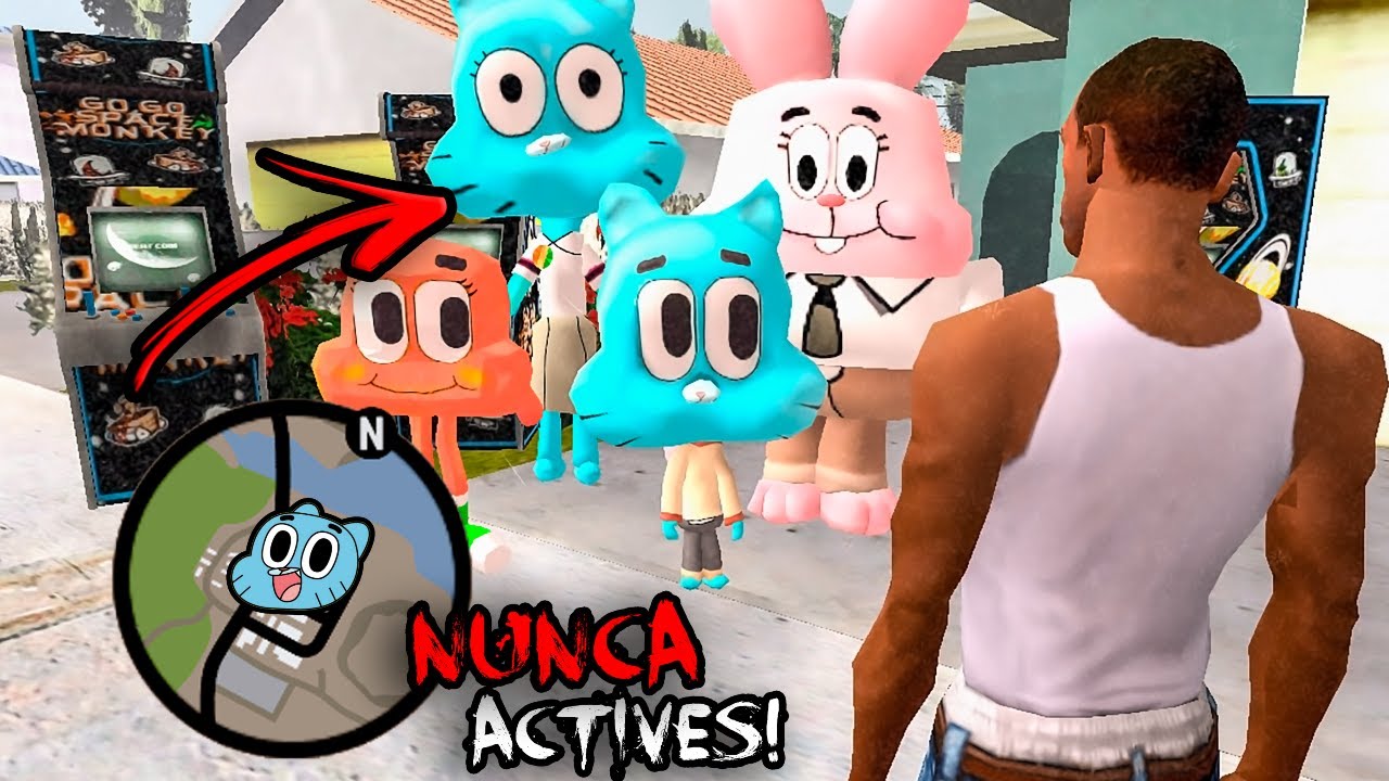 Nunca Actives al increible mundo de gumball En El GTA San Andreas! Creepypasta Loquendo 2022