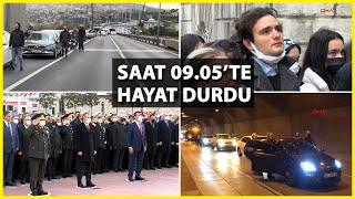 09.05’Te Siren Sesleriyle Birlikte Hayat Durdu