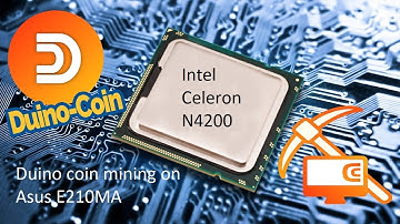 Can a Cheap Laptop Mine Duino Coin? | ASUS E210MA Mining Test!