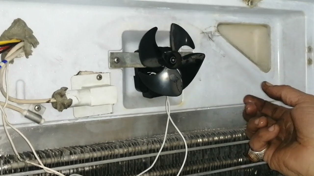 ثلاجة كريازي وسبب عدم تجميد وتغير مروحة 01001839120 حكيم ابوغزاله