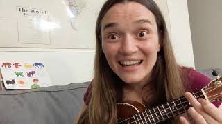 Video thumbnail of "Brown Bear, Brown Bear What Do You See? Ukulele Song"