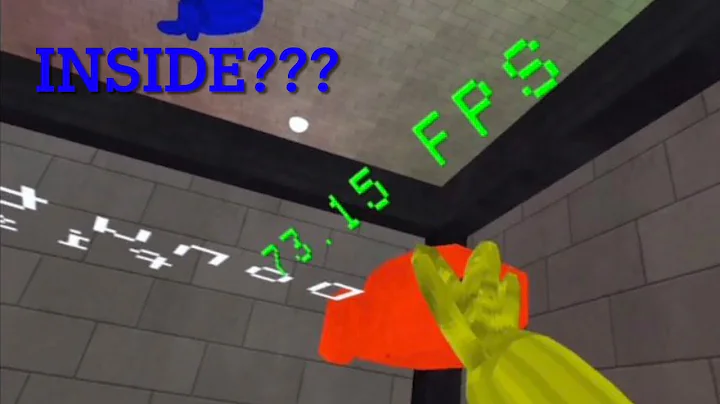 How to get inside the big scary fish tank!!!￼