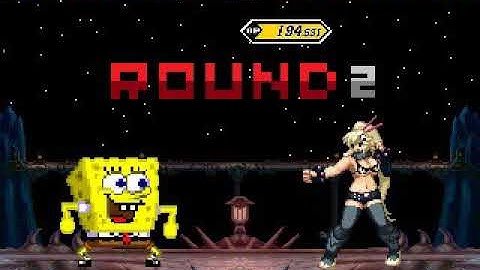 MUGEN Request: Spongebob V2 Vs Yoko
