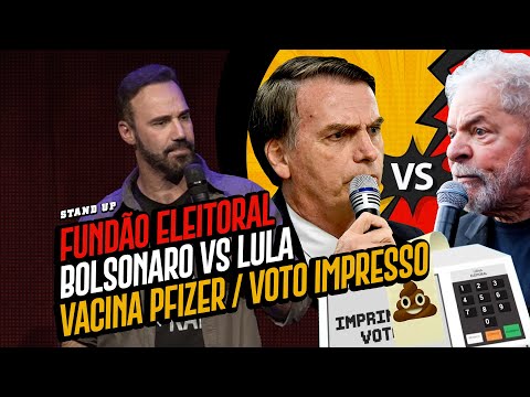 FUNDÃO | LULA X BOLSONARO | REAÇÃO VACINA PFIZER E VOTO IMPRESSO - STAND UP DIOGO PORTUGAL