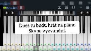 Hraju na piáno zvuk vyzvánění Skypu screenshot 5