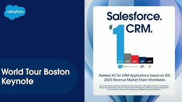 How CRM + AI + Data + Trust is Making History | Salesforce World Tour Boston 2024