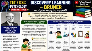 Bruner Discovery Learning Theory Main points in 5 minutes #psychology #tet #dsc
