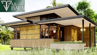 MODERN BAHAY-KUBO SMALL HOUSE DESIGN IDEA 5X11 METERS | MODERN BALAI