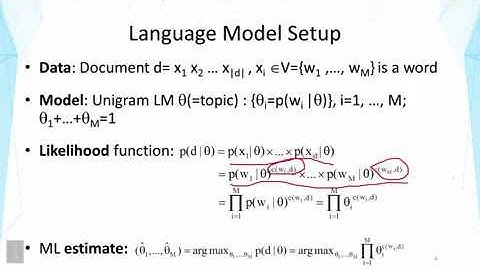 DATA MINING   3 Text Mining and Analytics   2 10 Probabilistic Topic Models Mining One Topic