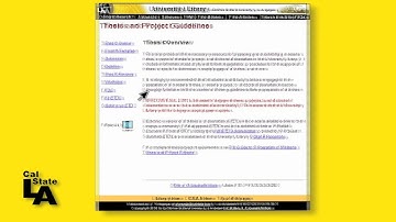 Thesis Preparation Video #8 -  Library Online Resources
