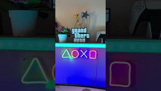 My Gaming Setup with GTA6 theme❤️ #gta6 #gamingsetup
