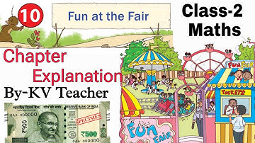 PART-2 Fun at the Fair / Class-2 Maths New NCERT Chapter-10 Explanation and Solution By-KV Teacher