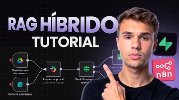 RAG HÍBRIDO: O Segredo Para Agentes de IA 3x Mais Inteligentes (Tutorial N8N)