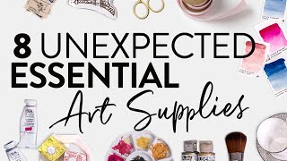 8 UNEXPECTED Art Supplies you didn't know you needed