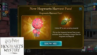 Harry Potter Hogwarts Mystery: New Hogwarts Harvest Pass. Enjoy.