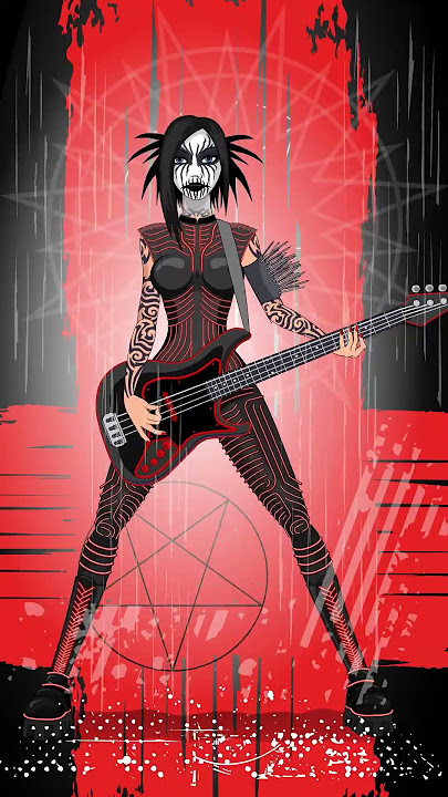 Female Gothic Black metal band Genital Blood #death #metal #metalhead #skull #blackmetal #goth