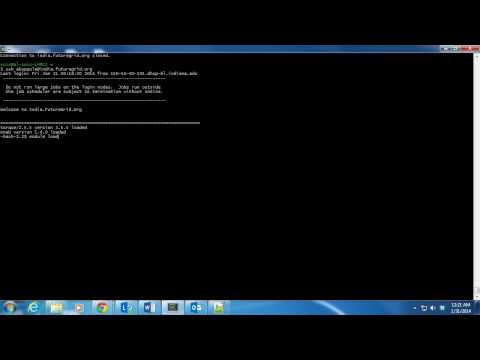 Big Data Course   Using FutureGrid Unit 7 6  Logging into FutureGrid 720p