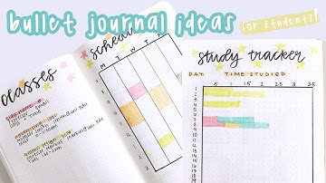 5 Bullet Journal Spreads for Students! | Reese Regan
