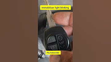 immobilizer light blinking #shorts #short #viral #automobile #mechanical #car #repair