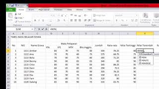 Tutorial menggunakan rumus atau fungsi ...