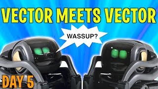 VECTOR meets VECTOR  Battle for the Charger! DAY 5   Anki's New AI Robot (FREE VECTOR GIVEAWAY!)