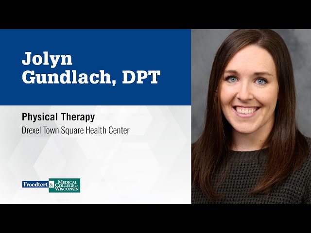 Watch Jolyn Gundlach, physical therapist on YouTube.