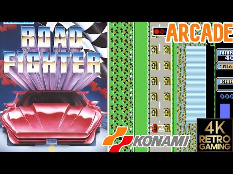 Road Fighter Arcade Konami 1984 4k Longplay 