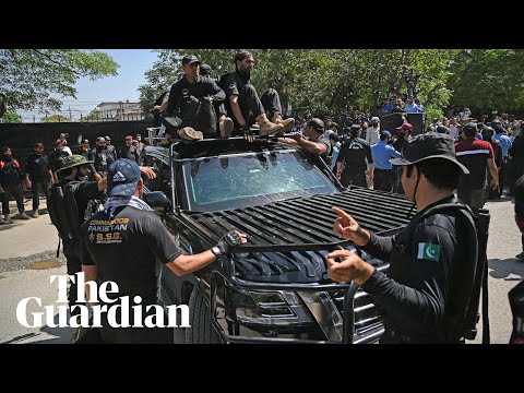 Moment former Pakistan PM Imran Khan is arrested