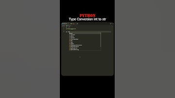How to convert a number int to str type in Python Language | #shorts #python #c #program