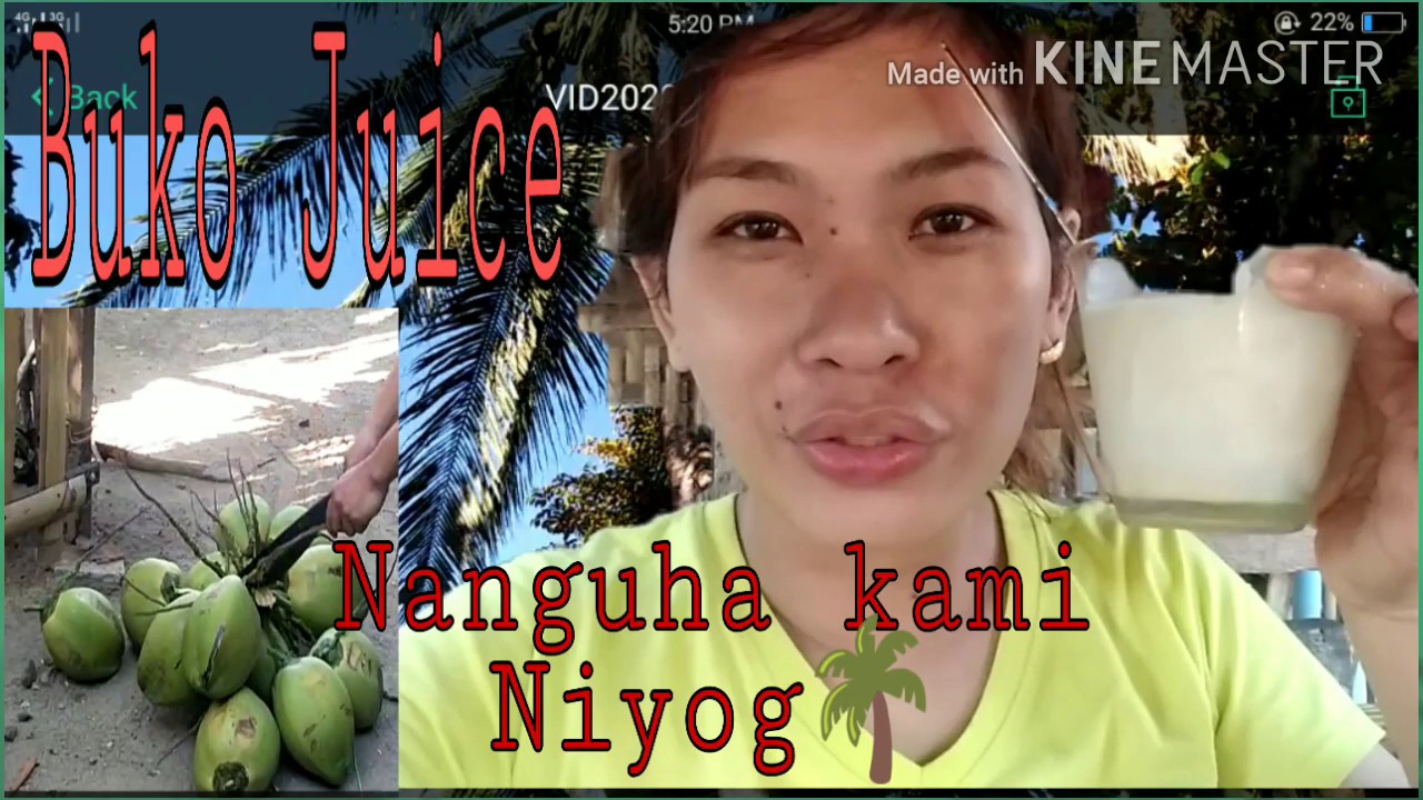 Gumawa kami Nang Buko Juice/Para sa Mainit na Panahon YouTube