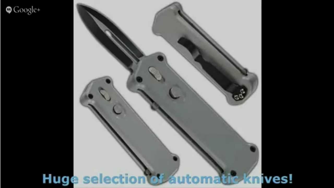 Automatic Knives For Sale at Security Wizard! YouTube