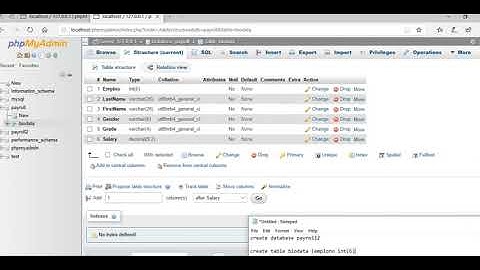xampp tutorial -creating database and table #xamppserver #xamppmysql #xamppinstallation