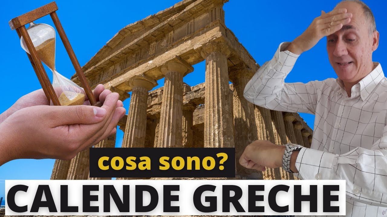 Calandre Grecque Perché si dice alle CALENDE GRECHE ? CALENDE GRECHE cosa significa ...