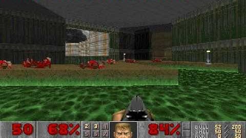 Ultimate Doom (PC DOS) - E1M1 (Hangar)