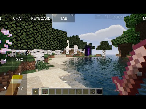 Minecraft Com Textura Realista Iphone Imagem Editorial