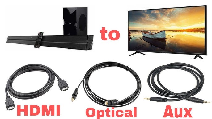 Which cable do you need to connect a soundbar to your TV? - Coolblue -  anything for a smile