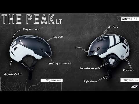 Casque ski double-norme THE PEAK LT blanc-gris Julbo 2024 - Montania Sport