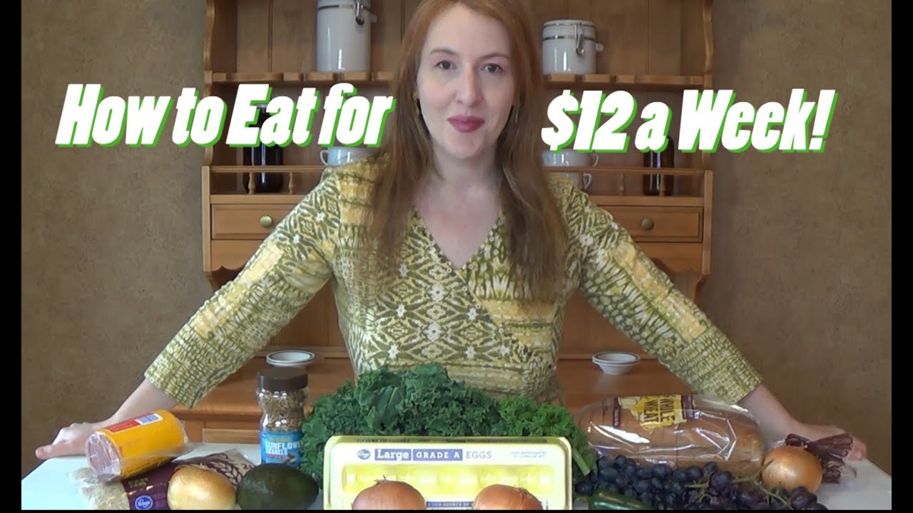 How to Eat for $12 a Week! Extreme Grocery Budget Challenge