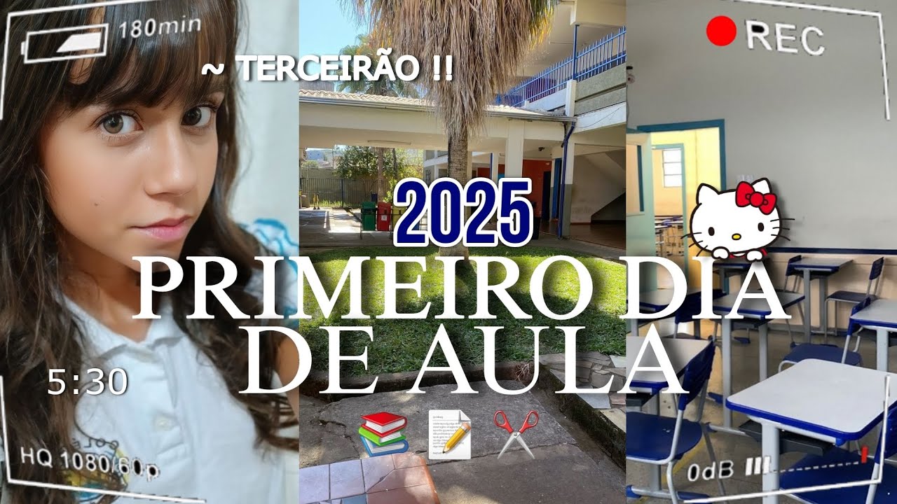 📚 | MEU PRIMEIRO DIA DE AULA 2025.