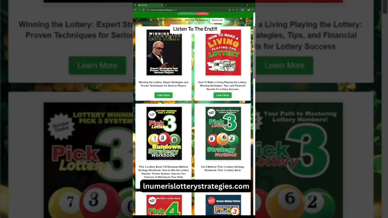 Stop Guessing! Use These Pick 3 & Pick 4 Lottery Workouts to Win Today