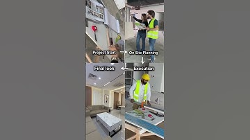 The Design & Execution Process  Along with Dedication & Hardwork of Team  AenZay.#interiordesigner