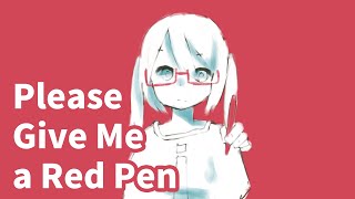 【PowaPowaP ft. Hatsune Miku】 Please Give Me a Red Pen (赤ペンおねがいします) - English Subbed