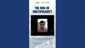 A Multipolar World Is Emerging