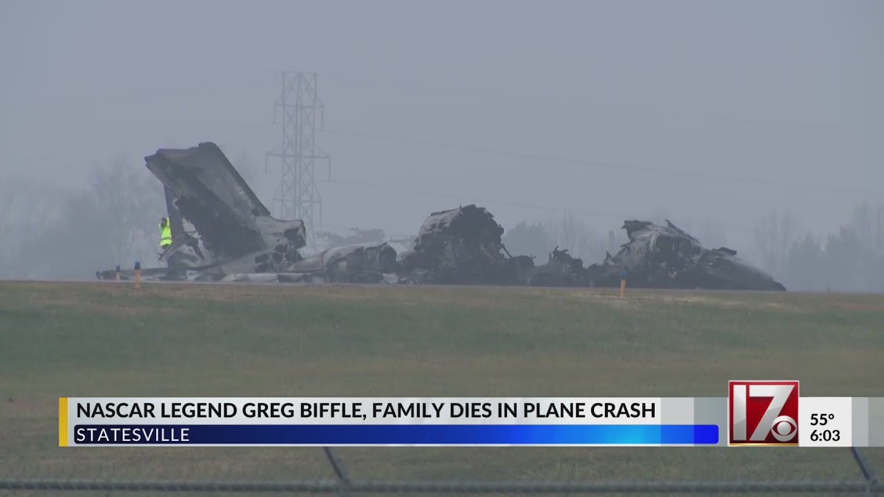 NASCAR legend Greg Biffle, family die in North Carolina plane crash
